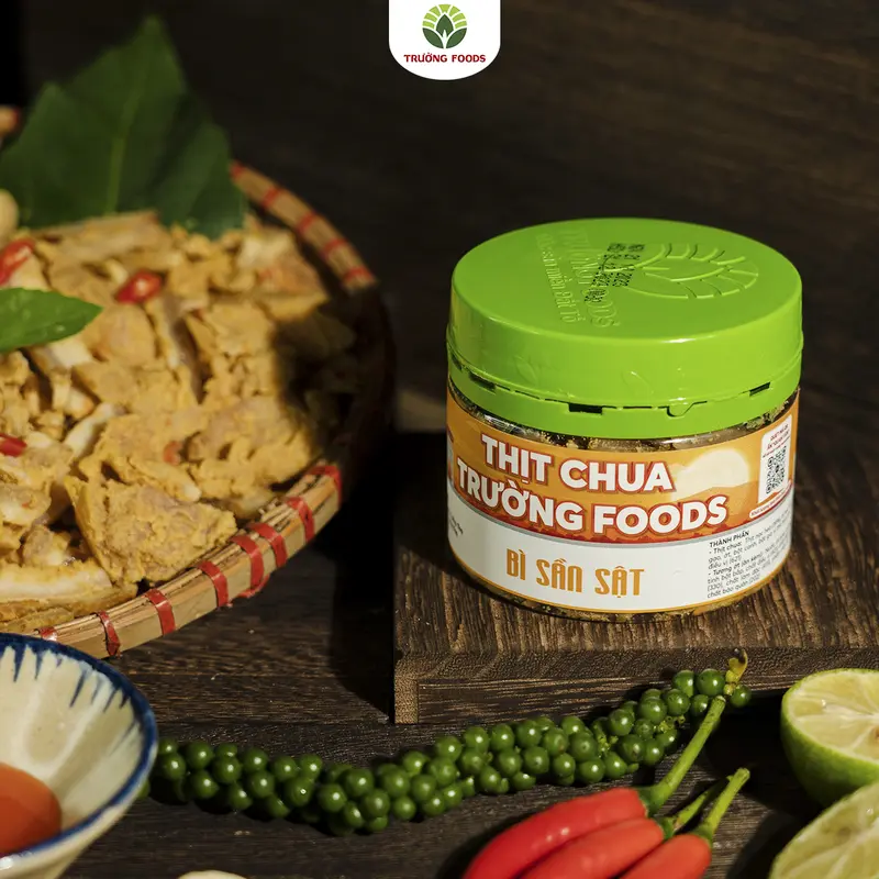 Trường Foods Combo 3 Hộp Thịt Chua Bì Sần Sật 180g/ Hộp 7
