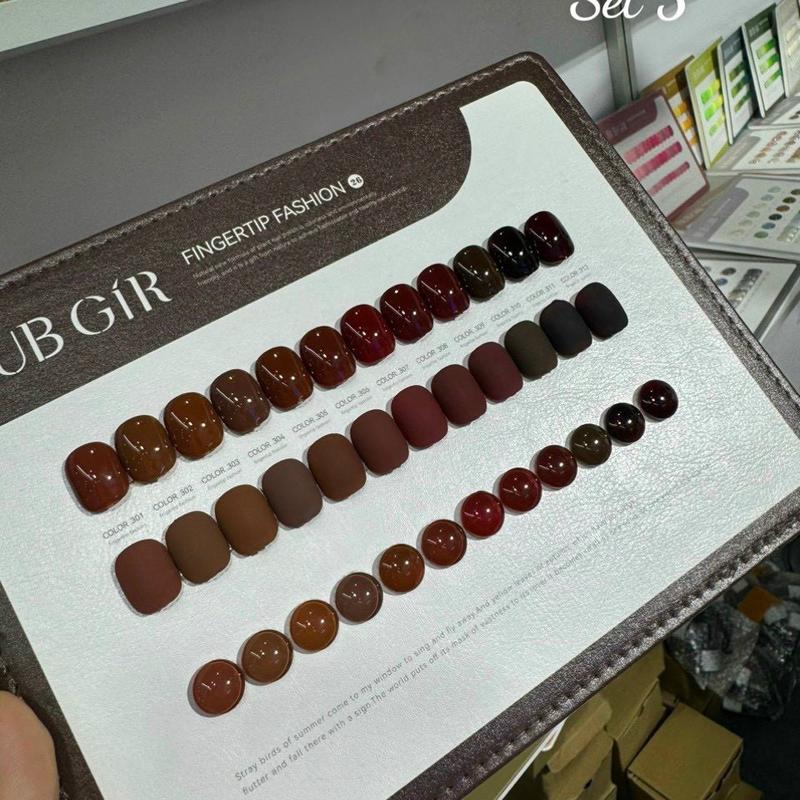 Set sơn gel 12 chai BUBGIR - U.oni ( kèm bảng màu)