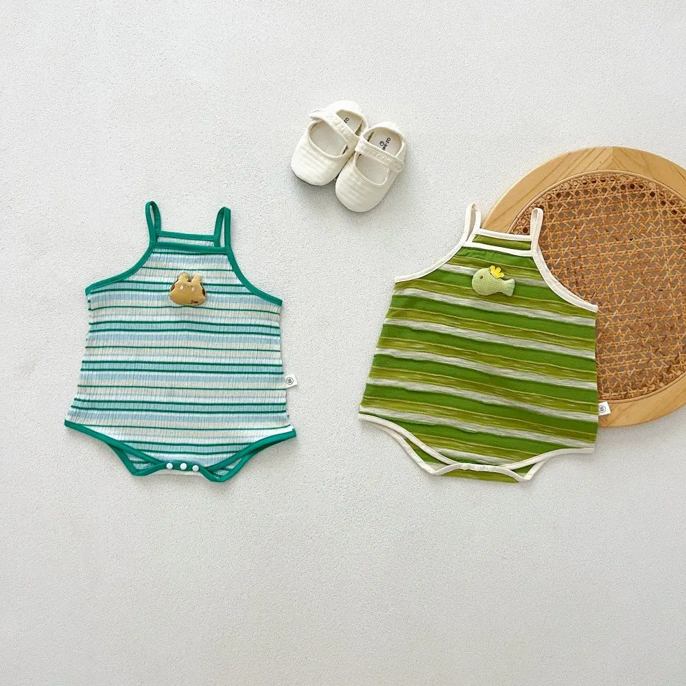 Newborn Baby Girls Toddler Infant Jumpsuit Sleeveless One-pieces Bodysuit Clothes