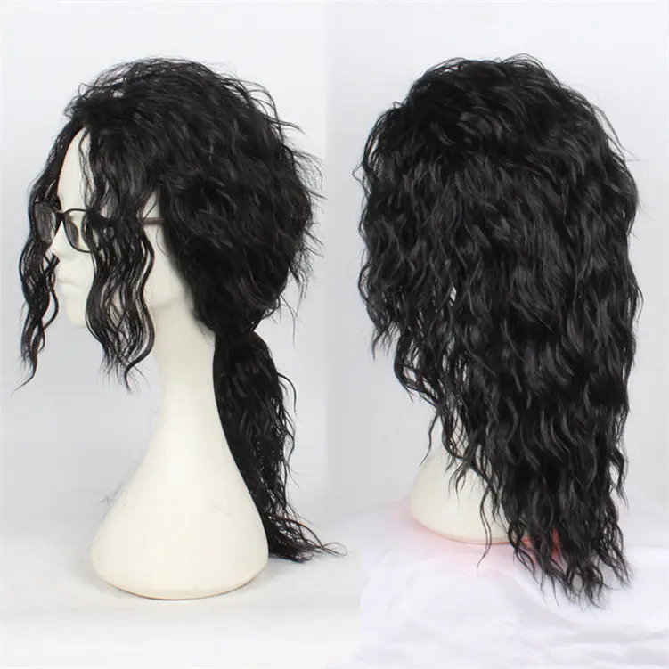 Melewati perbatasan e-commerce eksklusif menawarkan wigs kulit hitam Michael Jackson 6
