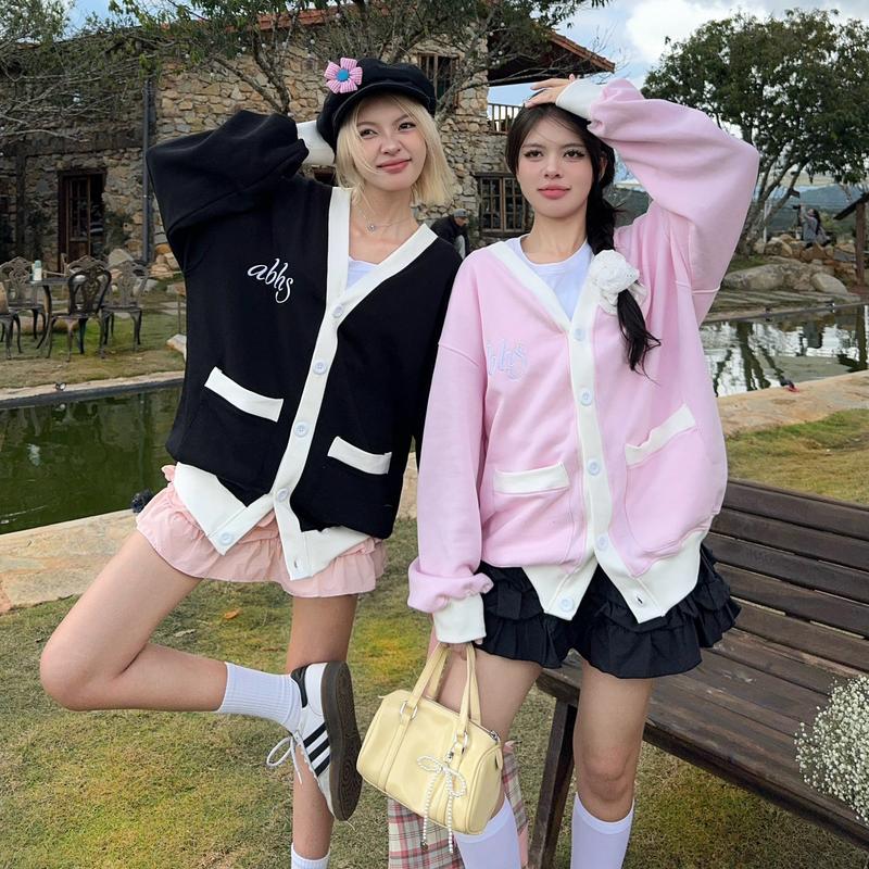 AB HOUSE - Áo Cardigan Bestie form rộng thời trang nam nữ 1