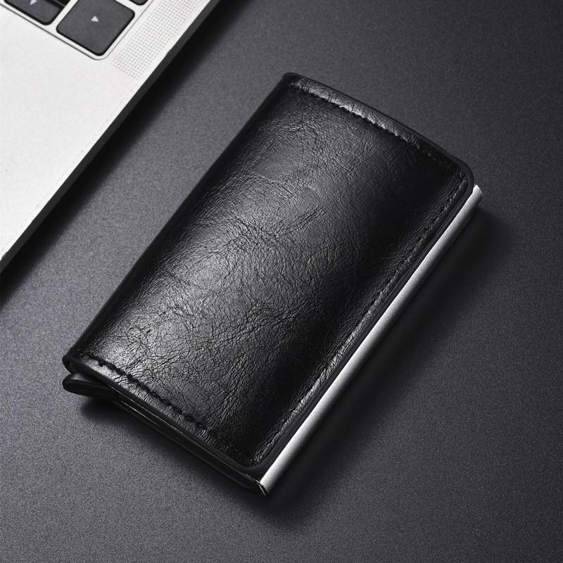 Product Introduction of Lightweight anti-theft and anti-magnetic metal card case, business aluminum alloy card case, card holder bag for men 5