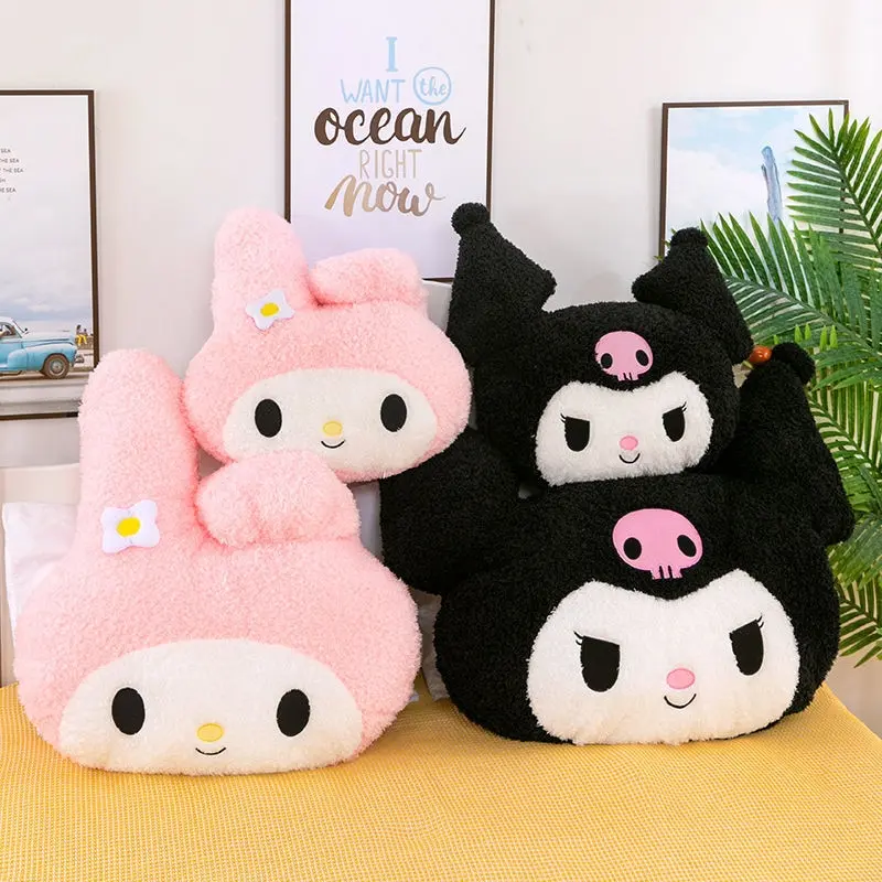 Kusyen Bantal Kuromi Melodi Bersaiz Besar, Anak Patung Kartun Comel, Sesuai untuk Sofa, Hadiah Hari Valentine untuk Teman Wanita, Hadiah Hari Jadi, Mewah Sanrio Kawaii, Stok Sedia Soft