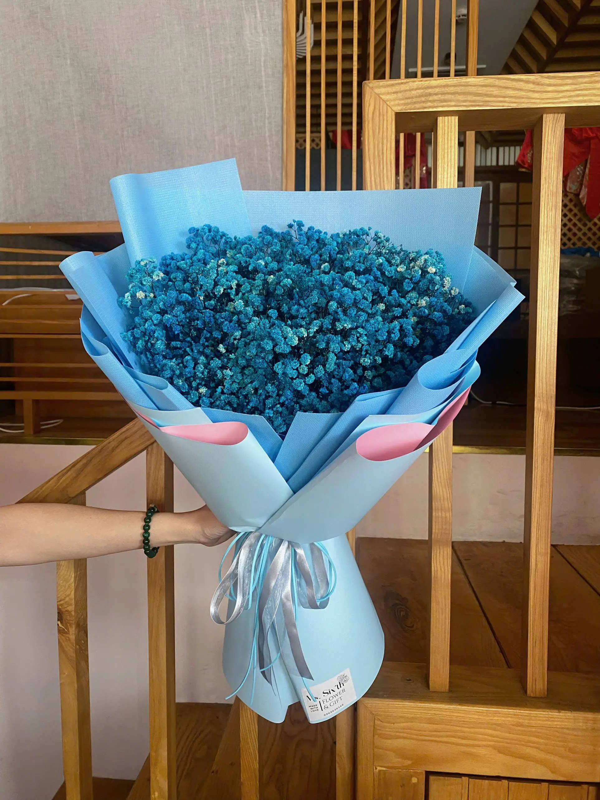 Bó Hoa Baby Quà Tặng , Trang Trí nhiều màu sắc