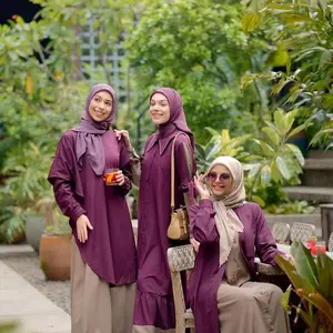 baju gamis Bridesmaids couple besti series nibras terbaru tebus murah bisa cod