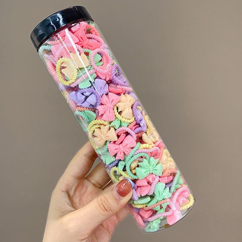 Product Introduction of Aksesori rambut kanak-kanak, gelang getah elastik kartun, kepala bayi, tali kulit, bunga kecil, hiasan kepala gadis comel, tidak akan menyakiti rambut 23
