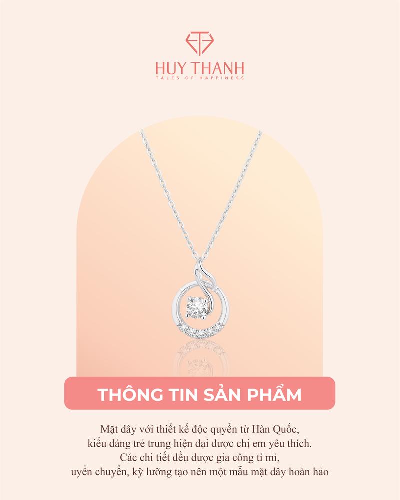 Product Introduction of HuyThanhJewelry MDMAMD687 Mặt Dây Chuyền Vàng 14K Phong Cách Hàn Quốc 0