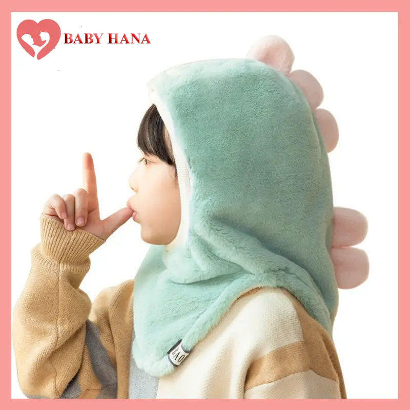 Mũ Len Trùm Đầu Giữ Ấm Có Kính Chắn Giọt Bắn, Chống Gió Chống Bụi Cho Bé 3