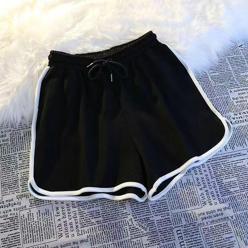 Product Introduction of Shorts Women's Summer Casual Wide-Leg Pants Women's Pajama Bottoms Student Mid-Rise Pants Fashion Simple Sports Pants Women's Shorts 9