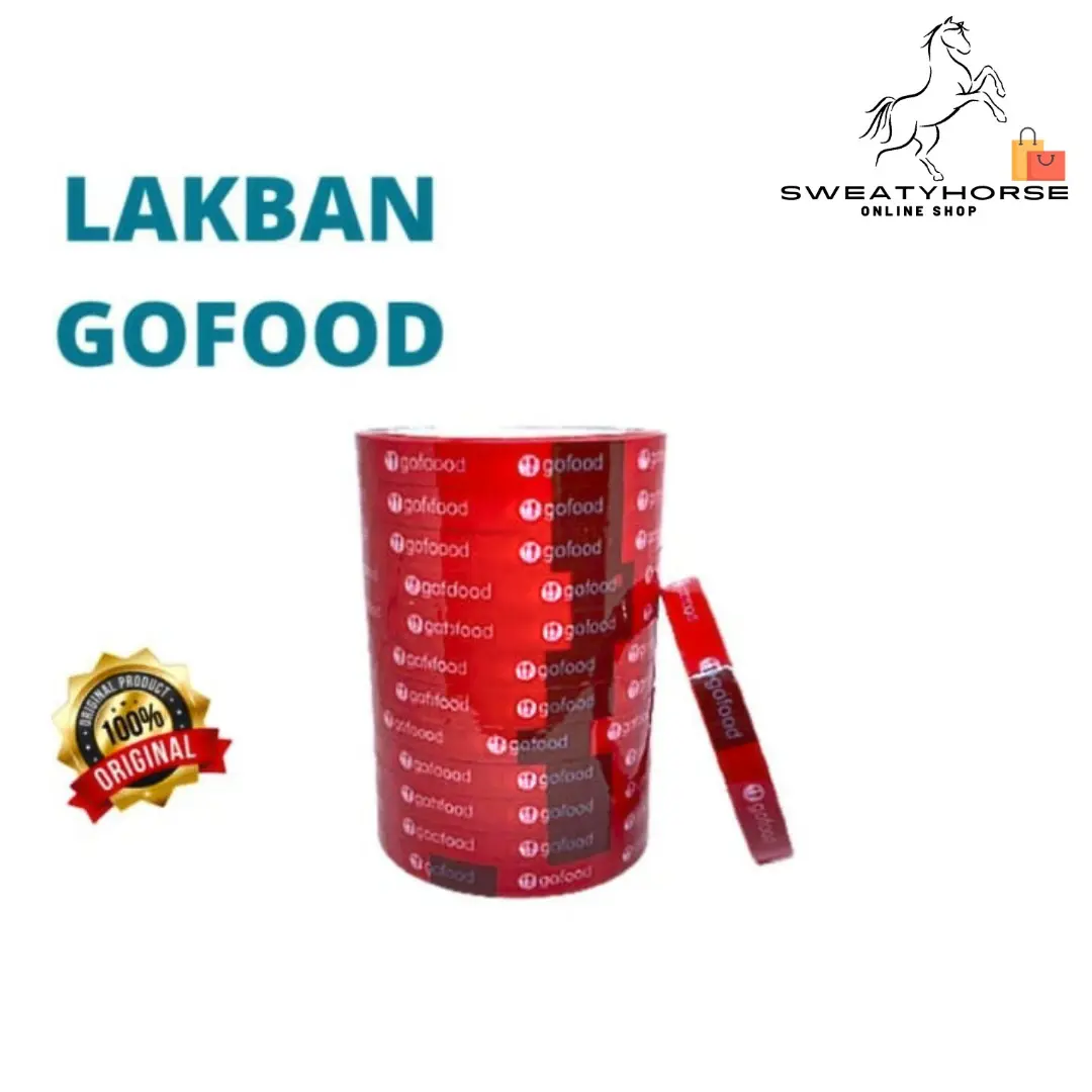 Lakban GoFood Isolasi Go Food Solatip GoFood 12mmx 65m