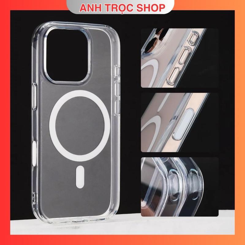 [16 series] Ốp WIWU Dynemic Pro Có Nút Cảm Ứng Camera Lưng Trong, Viền Silicon TPU Có Đệm Khí Chống Sốc l  Phụ Kiện Phone