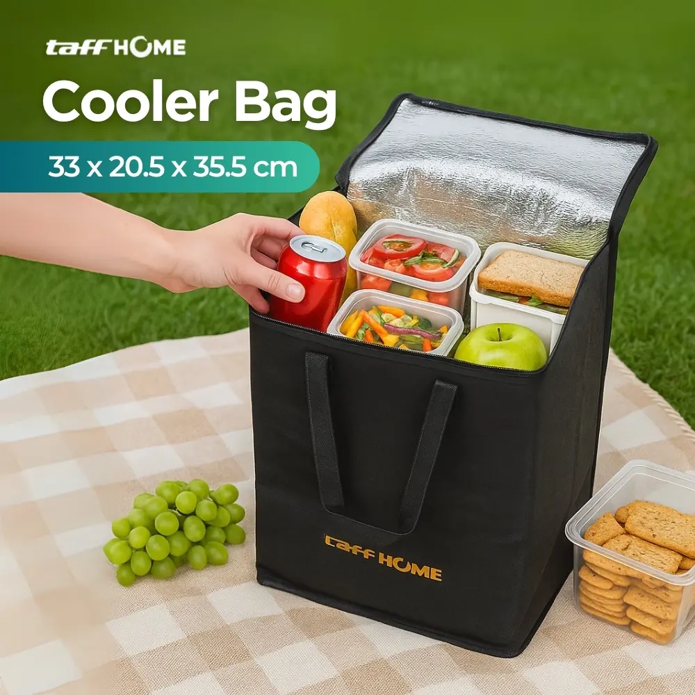 TaffHOME Tas Pendingin Makanan Cooler Bag Thermal Insulated Bag 33x20.5x35.5cm - S1524