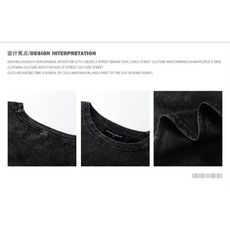 High-end Clothing Men and Women Short Sleeve Sleeveless T-shirt Vest Summer Loose Pullover Plus Size Trendy Brand Fat Man Extra Large Base Shirt Wide Shoulder Tank Top 1