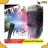Gambar Speaker Portable + Mic Blutooth dari markasbarang.sda Kab. Sidoarjo 2 Tokopedia