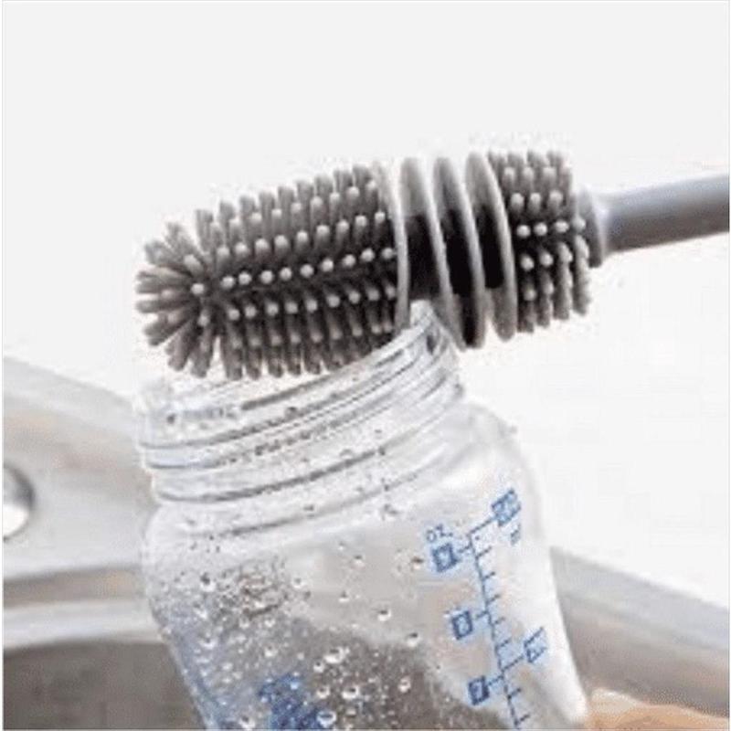 Sikat Silicone Pembersih Botol / Brush Gagang Panjang Bahan Silikon 2