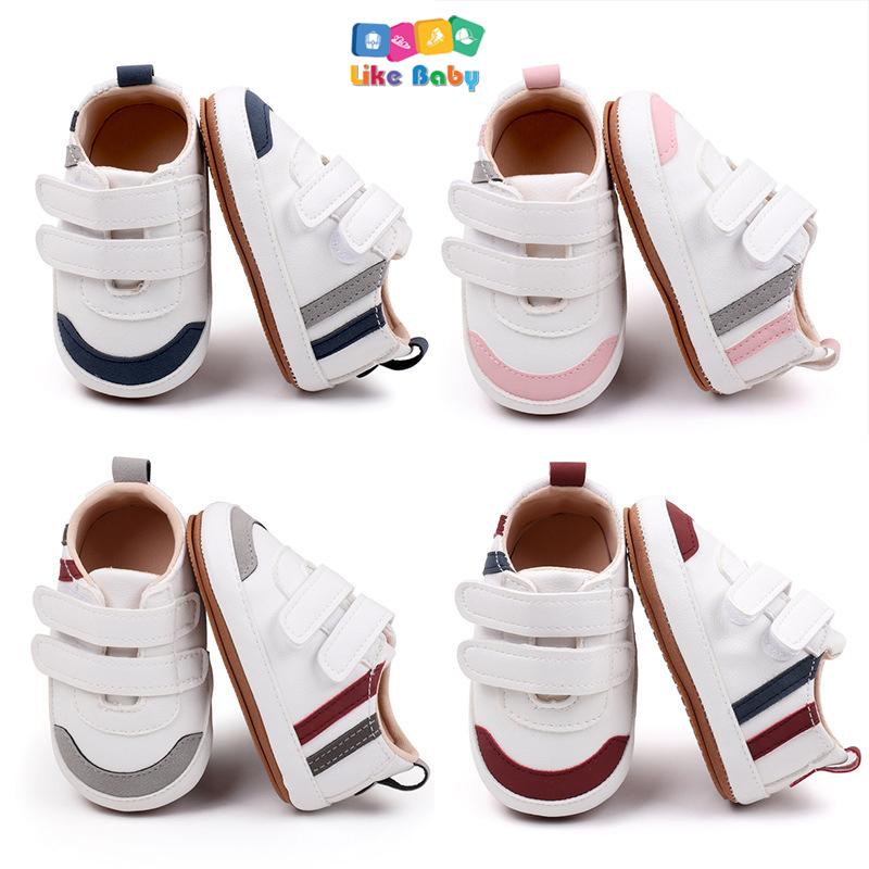  Giày Tập Đi Cho Bé Trai Bé Gái Từ 3 - 18 Tháng Đế Mềm Chống Trơn Trượt Giày Bún Tập Đi G163 Voi Len Sandal 