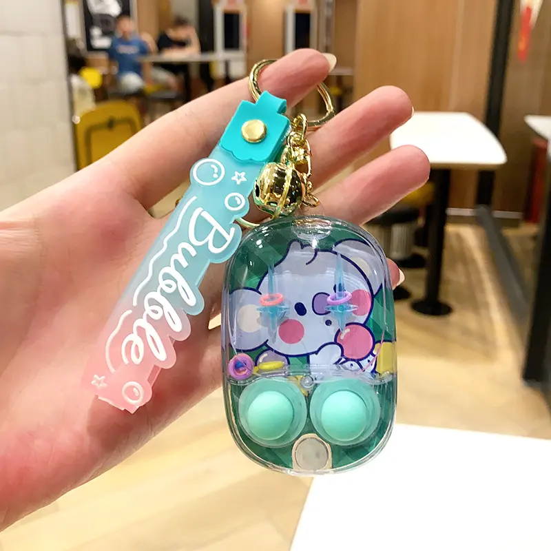 Đồ Chơi Trẻ Em, Thiết Kế Hoạt Hình, Máy Chơi Vòng Ném Nước, Mặt Dây Chuyền Ba Lô Học Sinh, Chủ Đề Trò Chơi Vòng, Đồ Chơi Trẻ Em