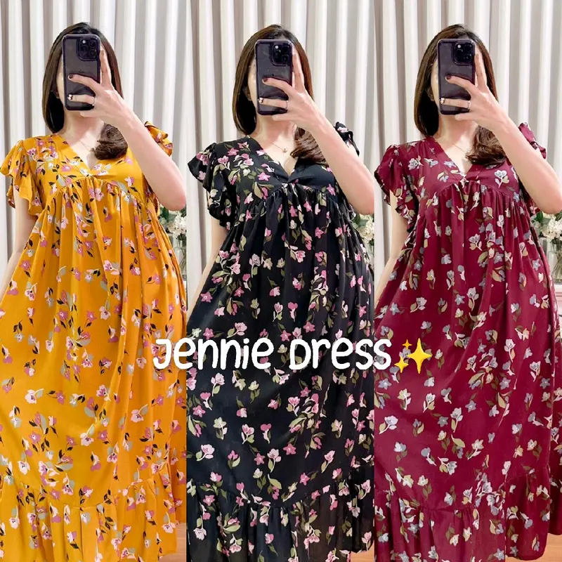 Dress Cantik/Dress kekinian/Homedress viral/Jennie 7