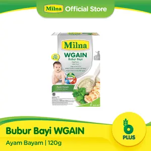 Milna Bubur Bayi Wgain Ayam Bayam 120gr 6+