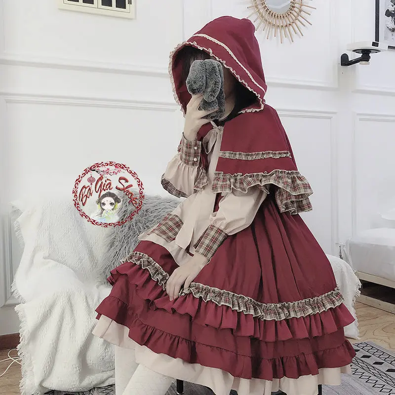 Full set trang phục váy lolita đầm thời trang