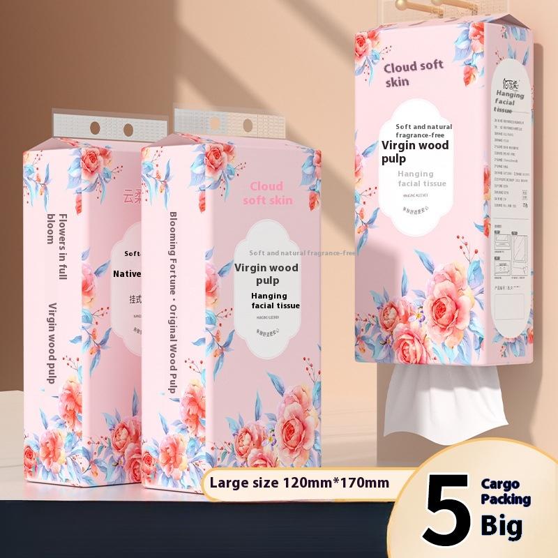 Premium Original Wood Pulp Hanging Tissue for Home Use 1