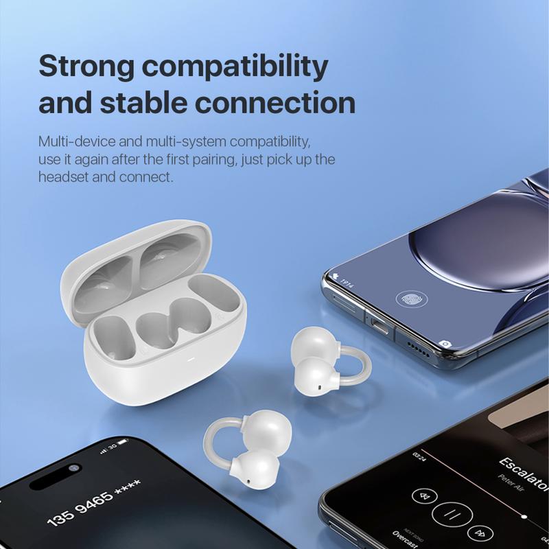[Exclusive Katakay85] KiiP Wireless DTH12 OWS Ear Clip Earphone Bluetooth TWS AI Noise Cancellation Stereo 6
