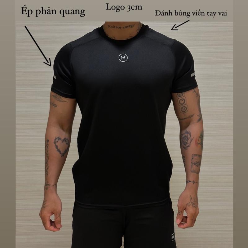 Set quần thể thao và áo form regular - quần trên gối - áo fit nhẹ. Sport Top Tập Thể Dục Chạy Bộ quần short nam