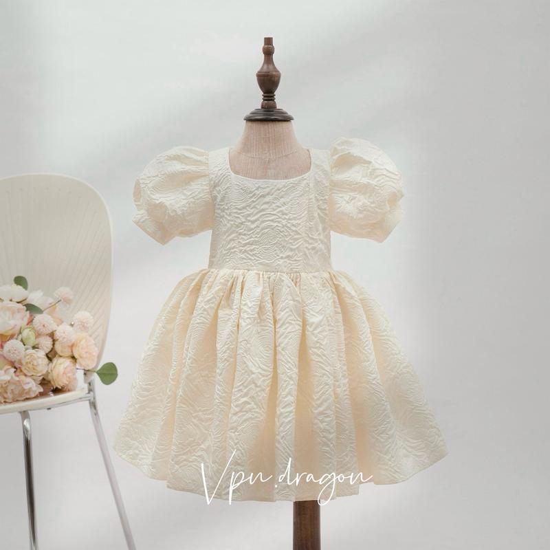 Váy xốp công chúa kèm nơ cho bé gái 12-36 kg.