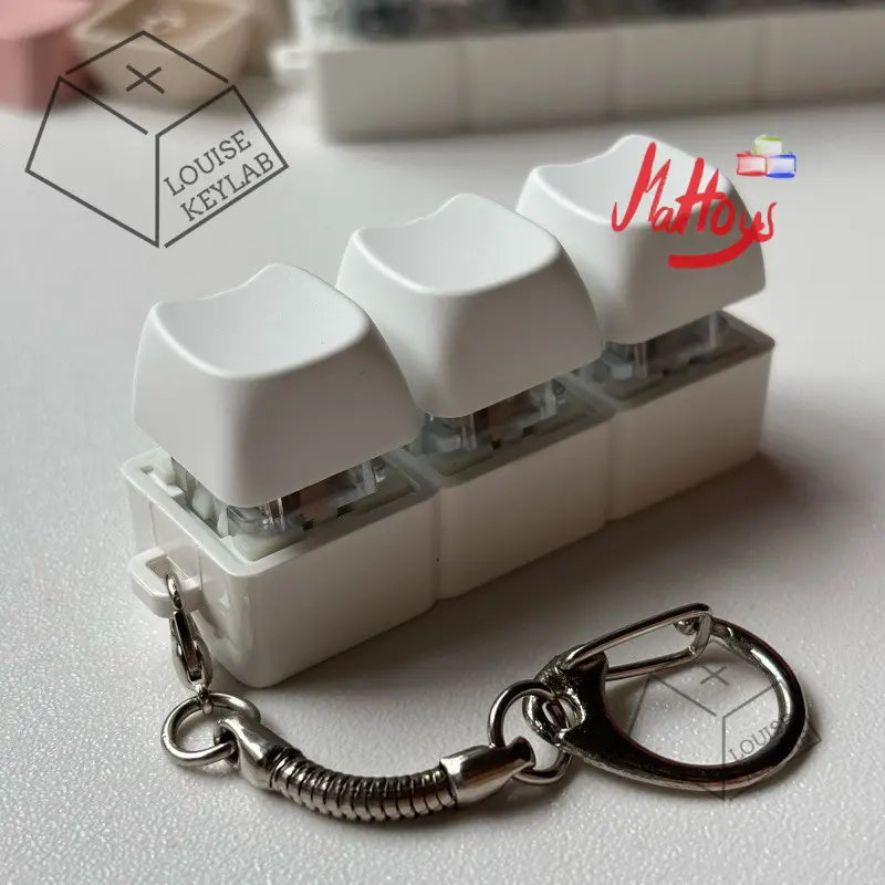 Gantungan Kunci Keychain Fidget Kitty Toy mechanical keyboard Tester keycap gamer geek Dopamin 0