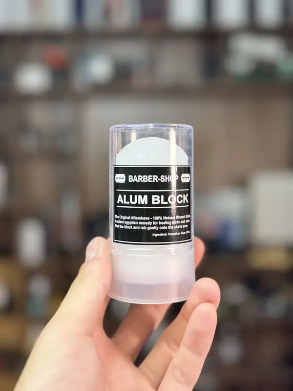 Phèn cạo râu Barber Shop Alum Block 150gr cho da sau khi cạo cao cấp chính hãng BARBER-SHOP 3