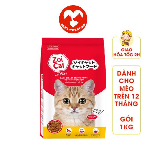 Thức Ăn Cho Mèo Hạt Zoi Cat 1Kg - Miki Petshop hat meo