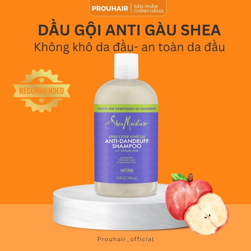 [PROUHAIR] Dầu gội SHEA MOISTURE – Làm sạch da đầu & hỗ trợ giảm gàu với giấm táo | 384ml