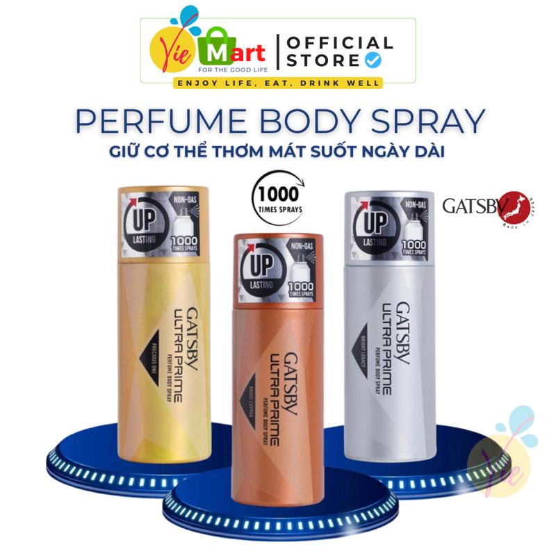 Xịt Toàn Thân GATSBY Nước Hoa Perfume Body Spray Brave Copper/ Bright Legacy/ Precious One 150ml