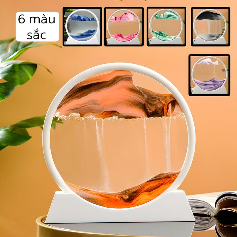 Tranh cát chảy chuyển động 3d nhiều màu sắc, tranh cát trang trí, decor, tranh quà tặng cực đẹp. Trang Trí Nhà