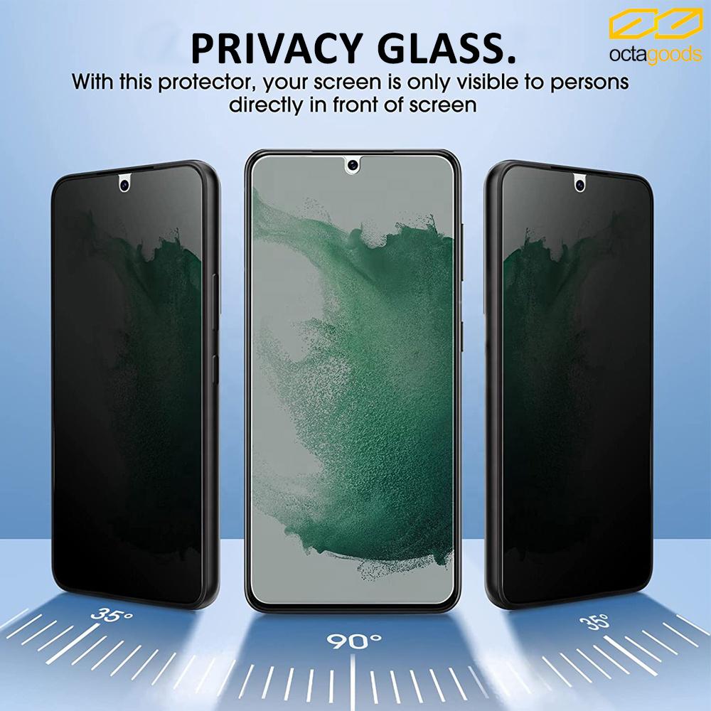 Tempered Glass Samsung Galaxy S22 Ultra Plus 5G OctaGoods Full Cover