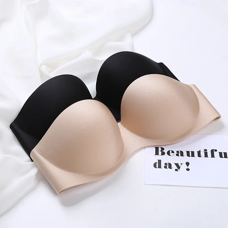 Áo Ngực Nâng Ngực, Vô Hình, Dành Cho Phụ Nữ, Không Dây Và Không Đường May, Màu Trơn Không Dây, Áo Ngực, Đồ Lót, Đồ Lót, Gợi Cảm 1