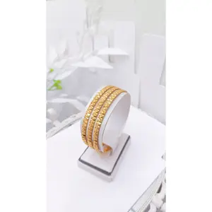 Gelang Titanium Polos Bronze R0009