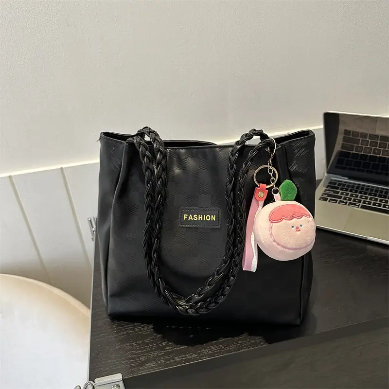 Túi Xách Da Mềm Thời Trang, Túi Đi Lại, Túi Đeo Vai Sức Chứa Lớn Mới, Túi Tote Nữ Bag 0