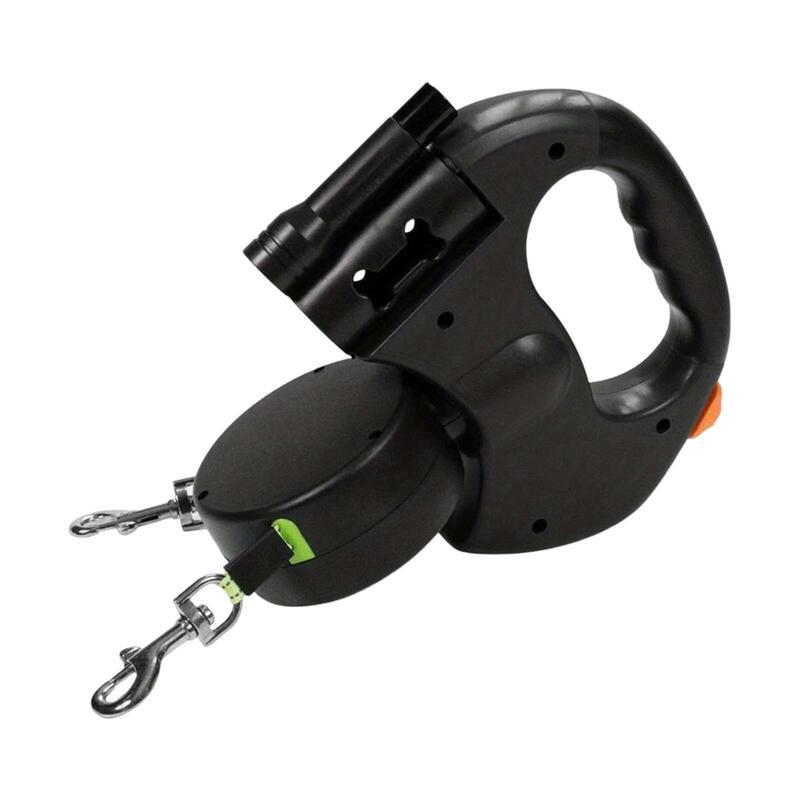 Product Introduction of Small Dog Dual Retractable Heads And LED With Led Pet Leash Lights Leads EASY 16