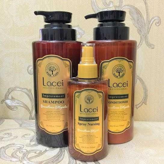 Combo dầu gội - xả  (750mlx2)  và xịt dưỡng  tóc Lacei Improvement 250ml