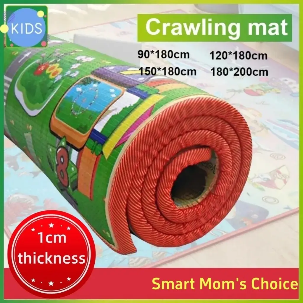Double Sided Baby Crawling Mat Kids Playmat Baby Climbing Pa - TikTok ...