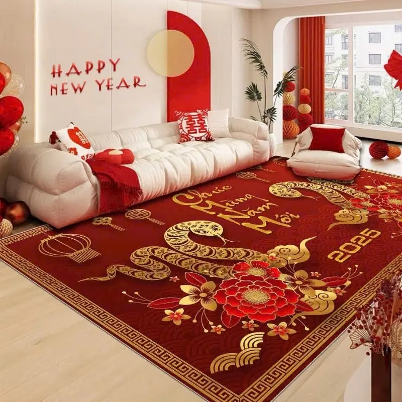 [ GIÁ HỦY DIỆT THẢM TẾT ] Thảm Trải Sàn Bali 5D ,Thảm Trang Trí Phòng Khách Đón Tết Mới Nhất 2025 kich T 1m6x2m3 +2mx3m 3
