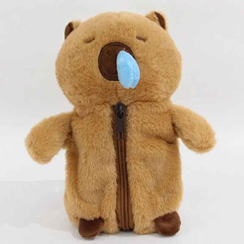 Túi Đựng Bút Nhồi Bông Thiết Kế Hoạt Hình, Đồ Chơi Capybara, Túi Lưu Trữ Dung Tích Lớn, Hộp Đựng Bút Chì Đa Chức Năng, Thích Hợp Cho Học Sinh 5