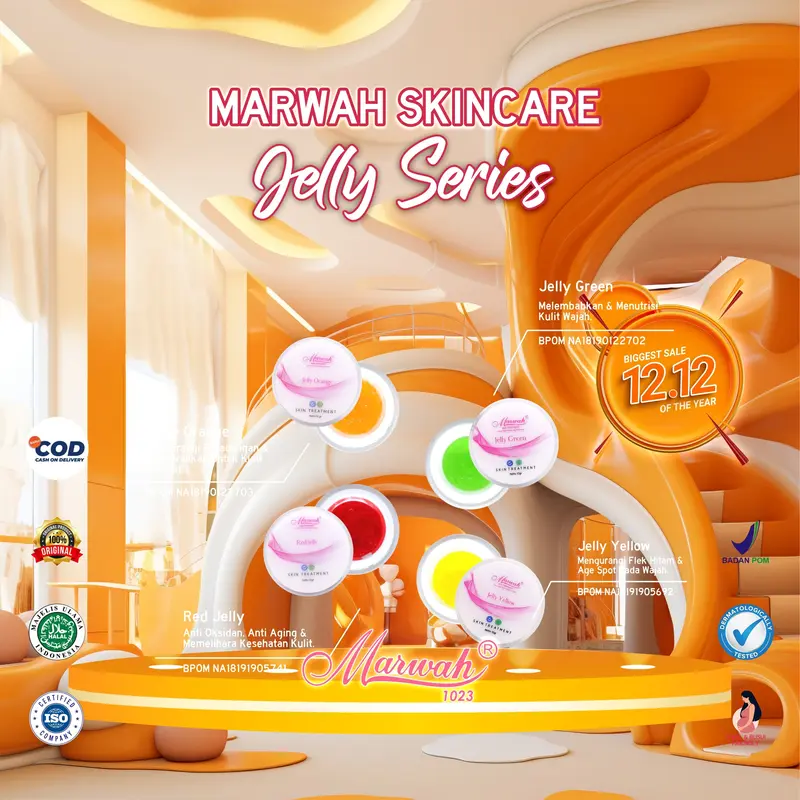 Marwah Skincare Jelly Series - Mengencangkan dan Mencerahkan 7
