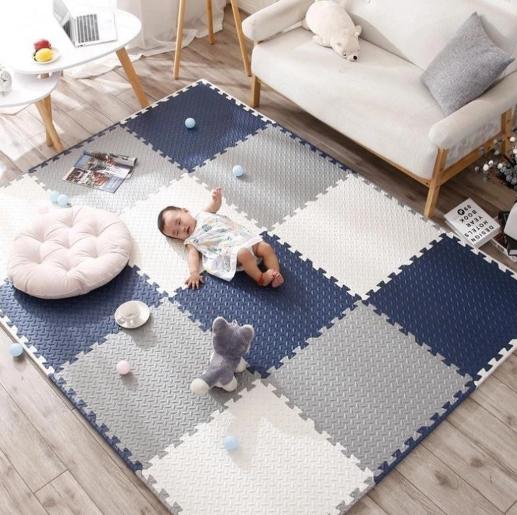 SET 10 tấm, 15 tấm,  20 tấm Thảm xốp EVA ghép sàn 30cmx30cm, tấm trải sàn bằng xốp an toàn cho bé, chống trơn trượt, chống va đập