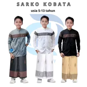 Set Muslim Anak 5–13 Th Sarung Koko Peci | Dipakai Rapi, Anak Makin Percaya Diri
