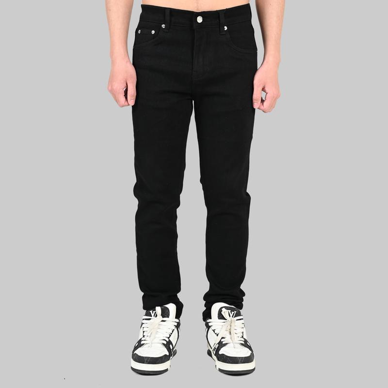 Phú đặng Doublewin quần Jean nam, quần bò nam, dáng côn vải mềm co giãn MÀU ĐEN KHÔNG PHAI