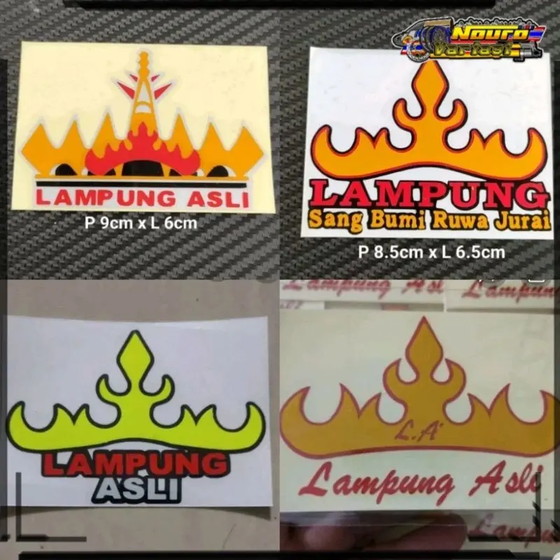 COD stiker cutting ASLI LAMPUNG singer Lightstore8