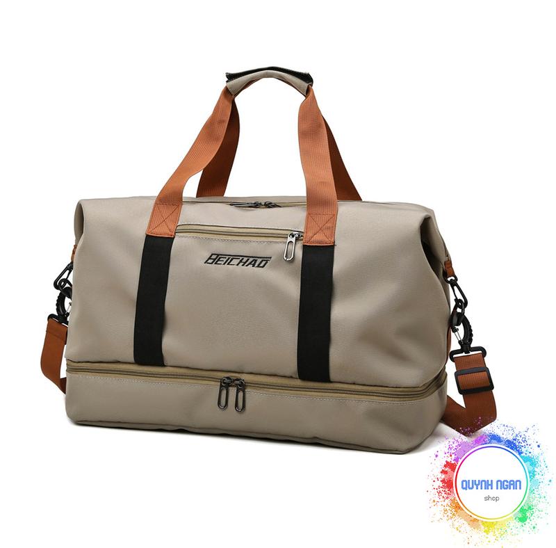 Túi xách du lịch Beichao chất vải dày đẹp có ngăn đựng giày dây đeo chắc chắn Bag