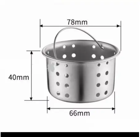 [DAISO] Saringan Wastafel Cuci Piring / Saringan Lubang Sink Stainless 2